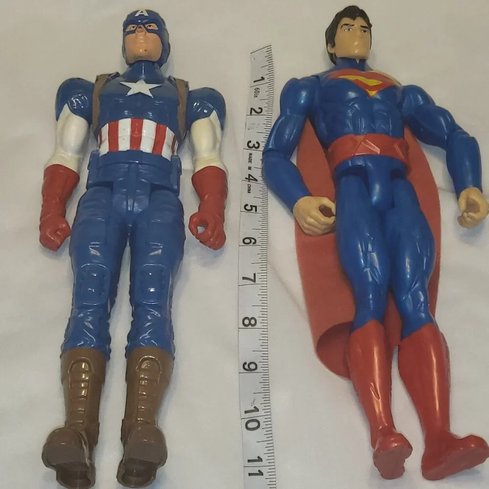 Superhero Action Figures Toys Hasbro Captain America Mattel Superman 12